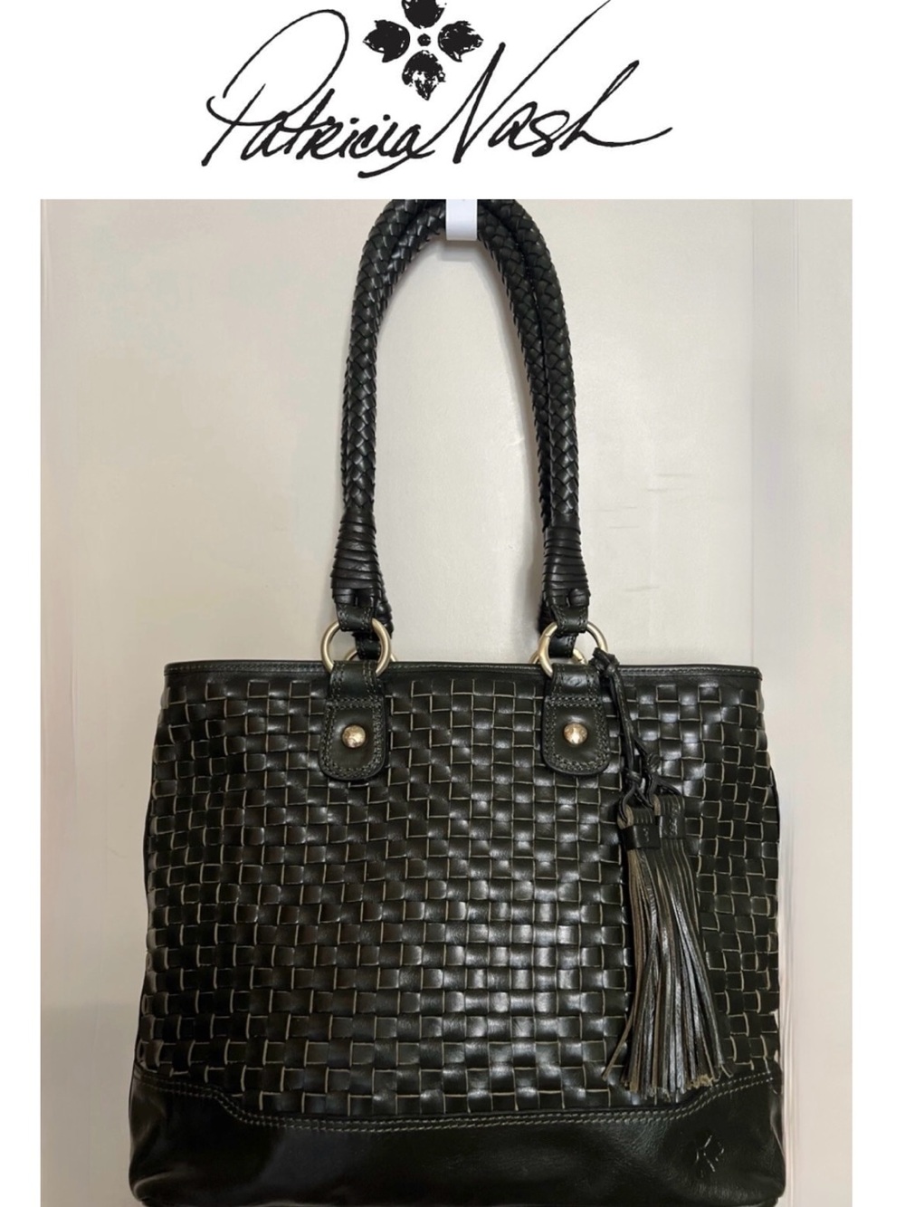Patricia Nash Lesina Discovery Tote Dark Olive Limited Edition